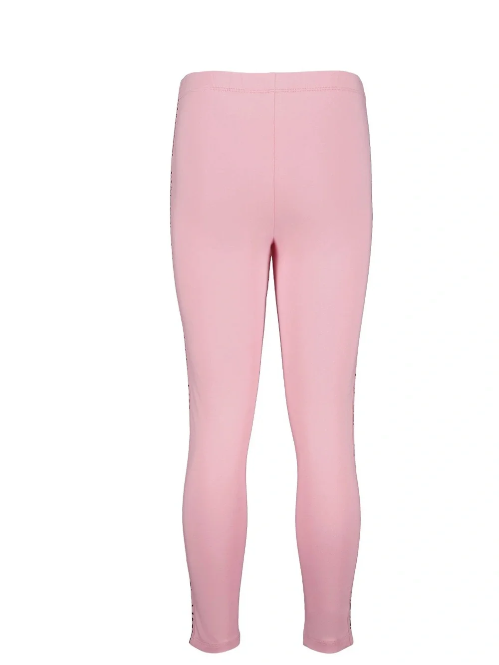Pink Logo-Strip Side Seam Leggings